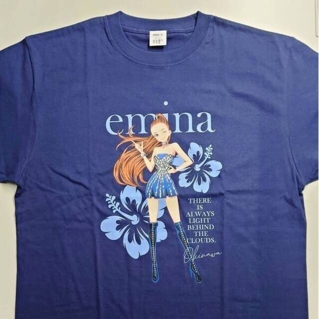 Amazon.co.jp: 安室奈美恵 沖縄セブンイレブン限定 エミーナ Tシャツ L 