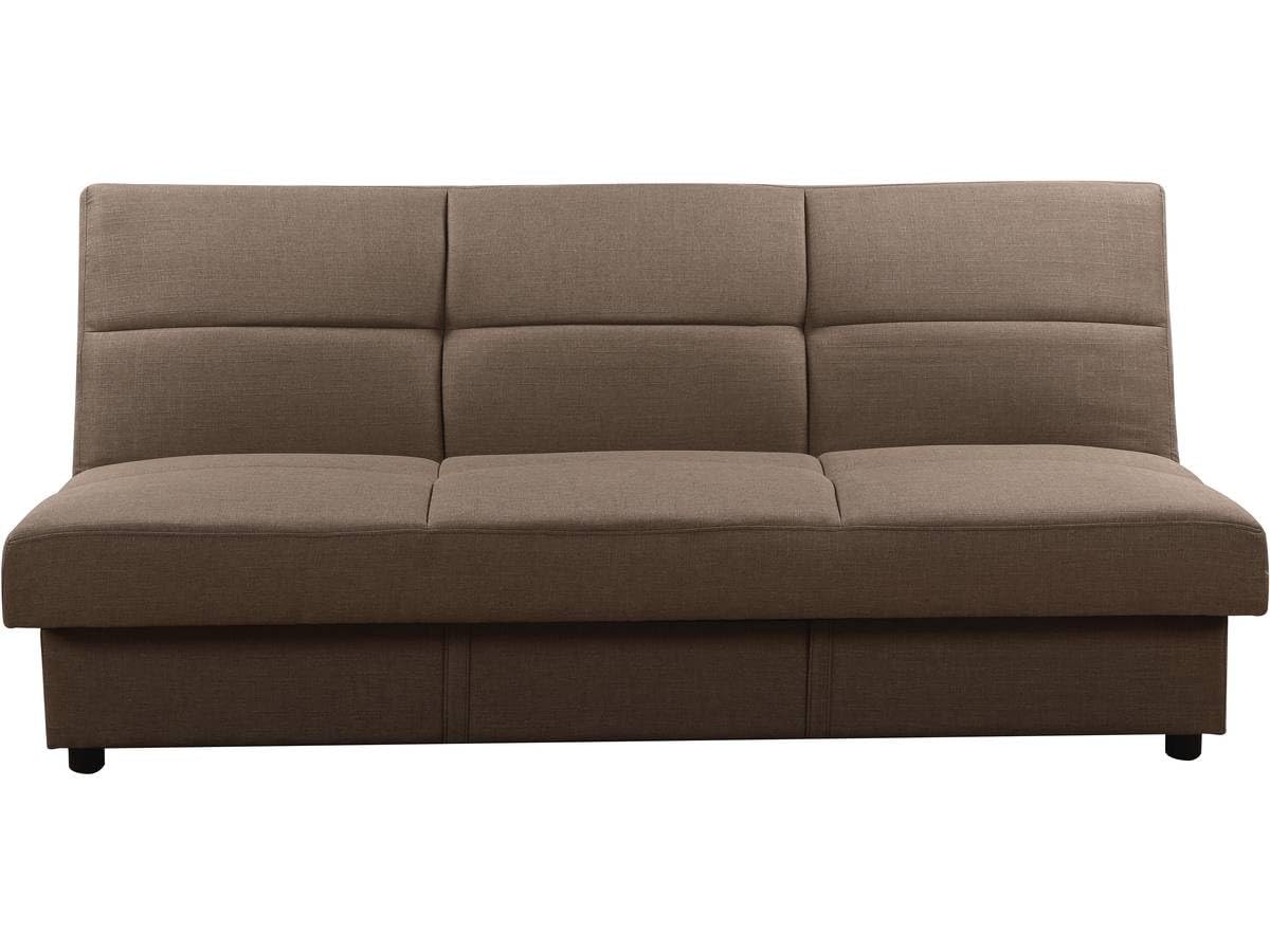 Canapé Clic-Clac "Enzo" - 186 x 80 x 87 cm - 3 places - Taupe