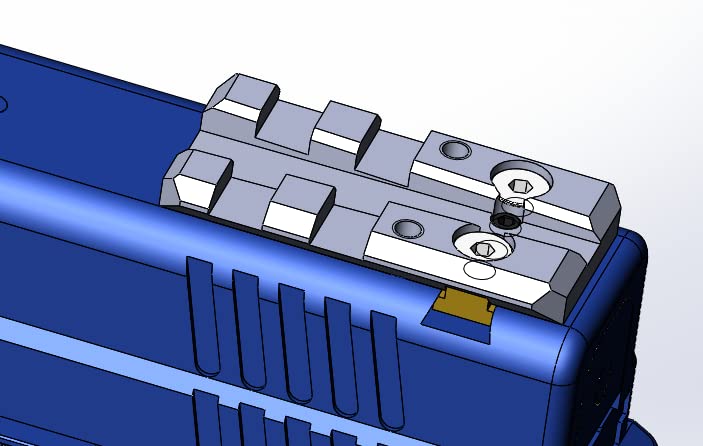 Picatinny Rail Mount plate for Glock 17 19 22 Taurus G3C-Work with All railed red dot such as Vortex Venom, Doctor, Trijicon RMR, comes with builtin screw hole for Sig Romeo Zero, Holosun 407k/507k