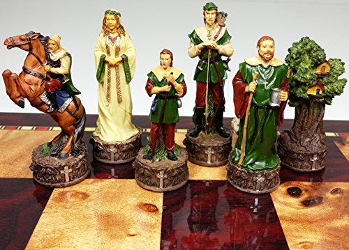 Medieval Times Robin Hood Set of Chess Men Pieces - NO Board