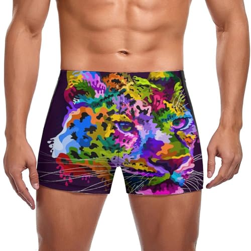 Maillot de bain slip homme de couleur uni pour la natation en piscine