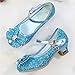 YOSICIL Zapatos de Lentejuelas Niñas Princesa Zapatos de Tacón Antideslizante Zapatillas de...