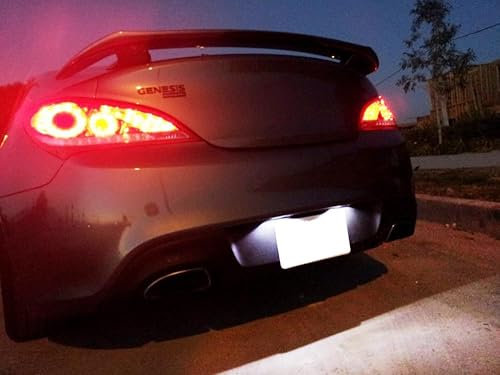 Miniatura 6 de iJDMTOY OEM-Fit - Kit de luces LED completas para matrícula de 3 W, compatible con Hyundai Veloster 2011-17, Genesis Coupe 2009-16, Kia 2009-19