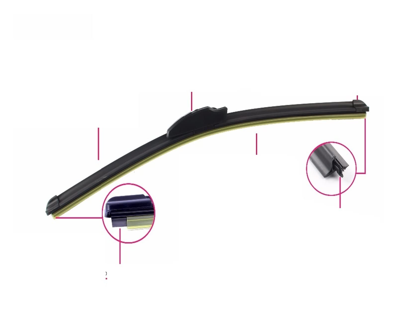 Escobilla Limpiaparabrisas Delantera Coche Para S&UZUKI para Alto 2009 2010 2011 2012 2013 2014 limpiaparabrisas delantero y trasero de coche 21 "+ 14" + 10 ".