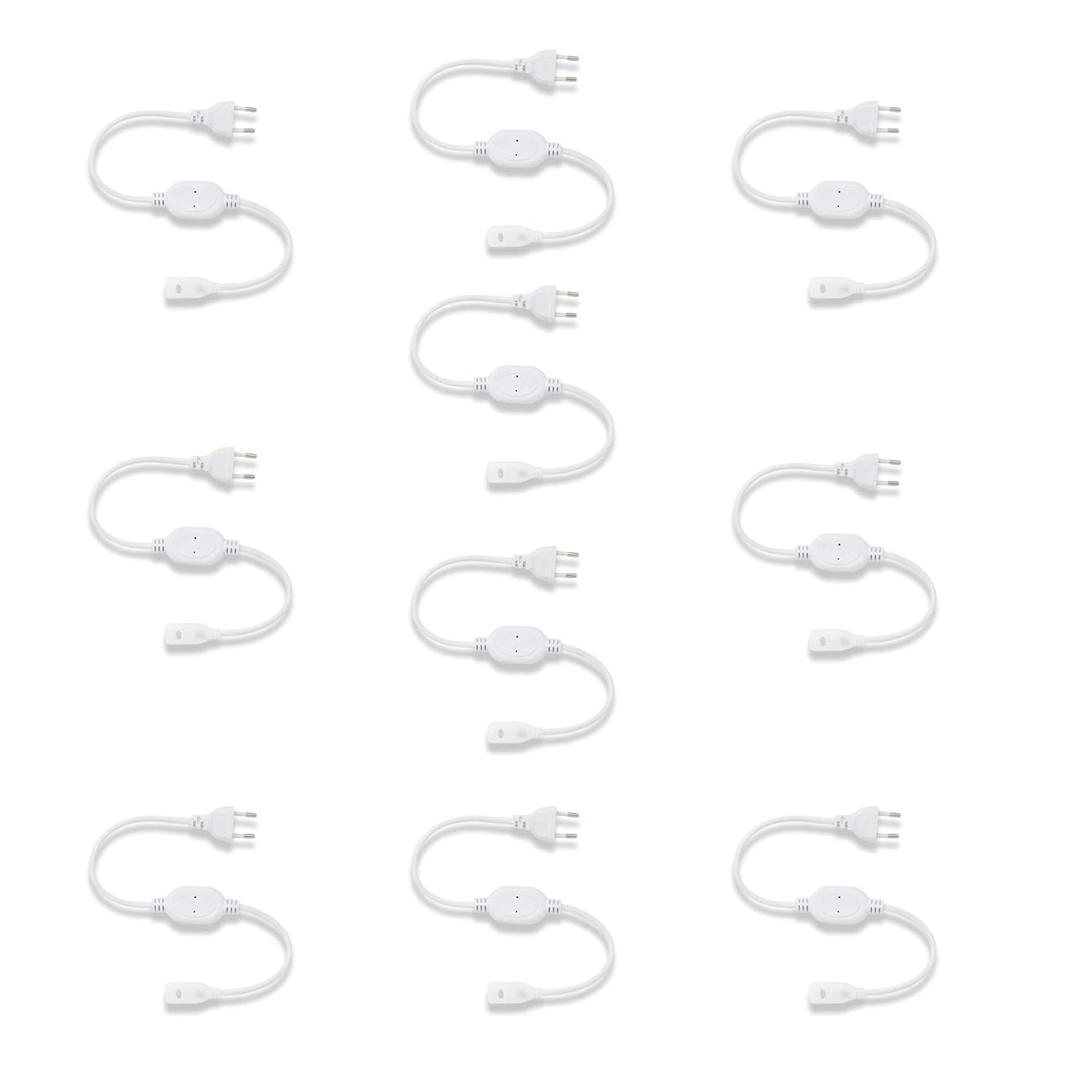 220V LED Rope Light Connector - Pack of 3 -5