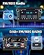 ESSGOO 4+64G Wireless Autoradio Android 14 mit Carplay und Android Auto Für Opel Corsa C/D Zafira B Astra G H 7 Zoll IPS Touchscreen Bluetooth FM RDS GPS Schwarz