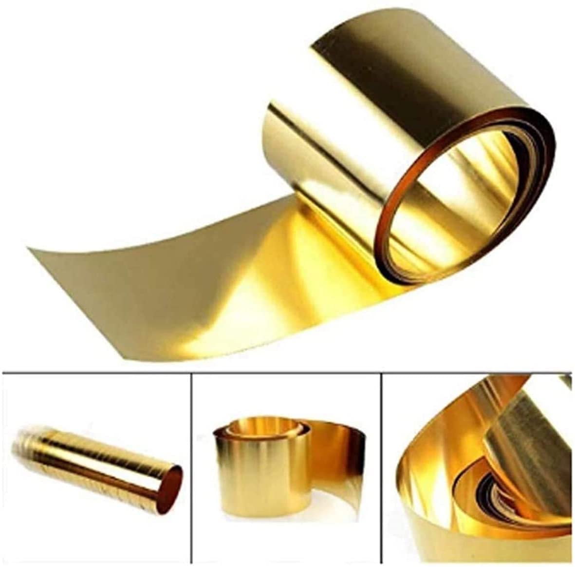 Blacha z czystej miedzi, blacha miedziana, Czysta folia miedziana, blacha mosiężna, cienka folia, blacha foliowa, wytrzymałość, metal, folia miedziana(0.3Mm*305Mm*1000Mm)