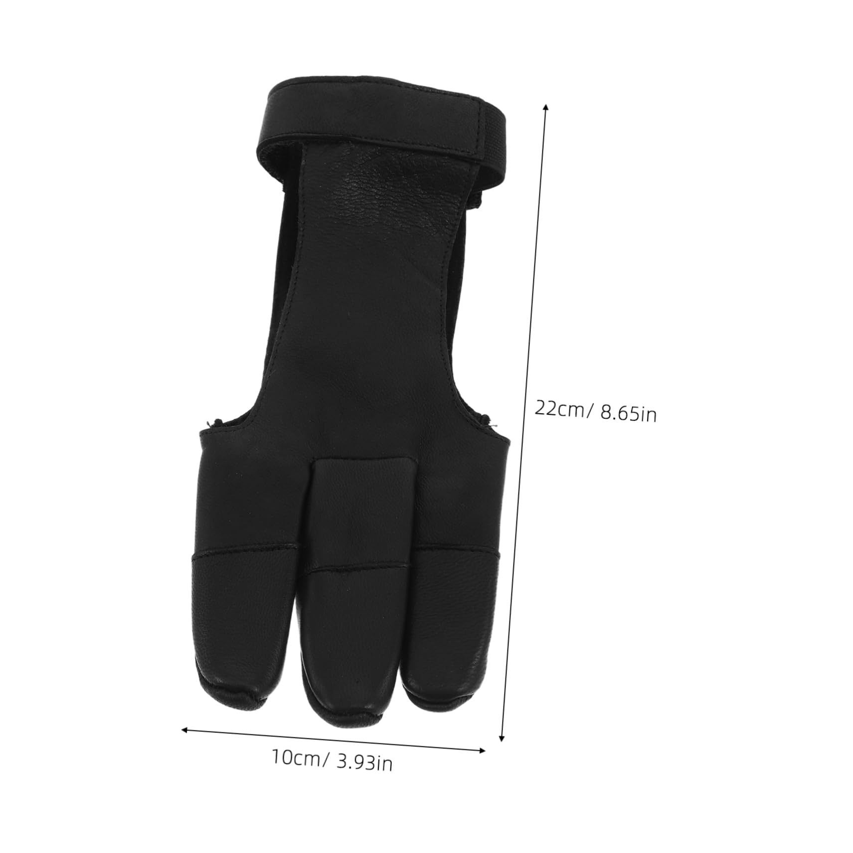 KOMBIUDA Three Finger Protector for Bows Breathable Reinforced Finger Guard for Outdoor Training and Competitions for Enhanced Accuracy and Comfort