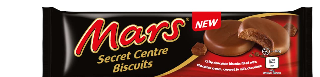 Mars Secret Centre Biscuits, 12er Pack (12 x 132g)