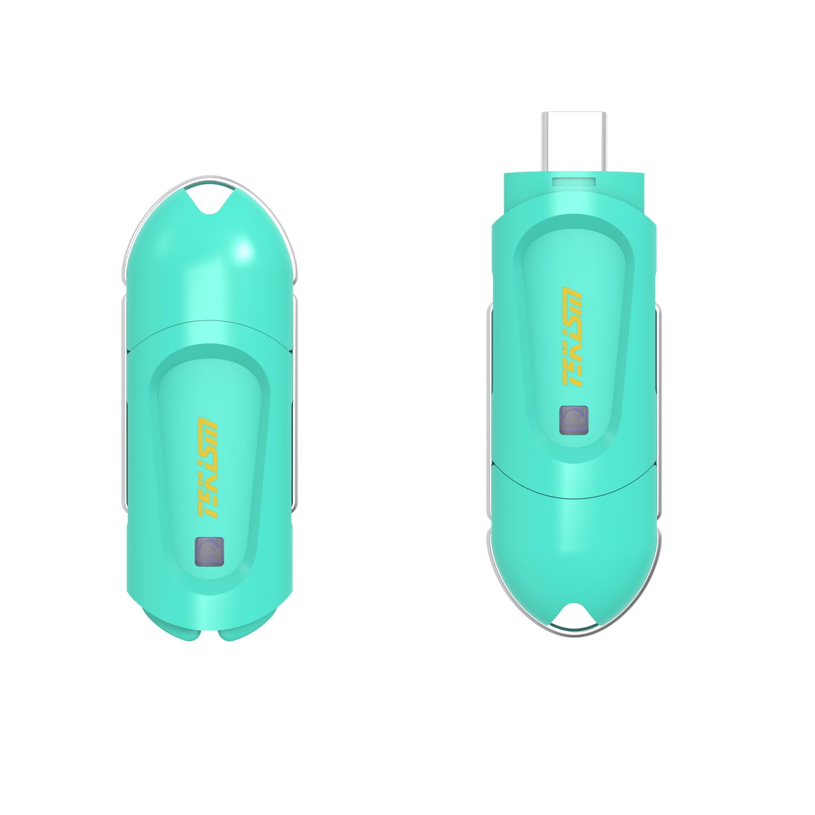 Clé USB C 128 Go Flex C pivotante lot de 2 clés vert pour ordinateur - 6