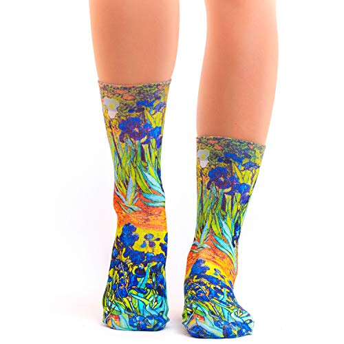 Wigglesteps Van Gogh Irises Rosa Talla única