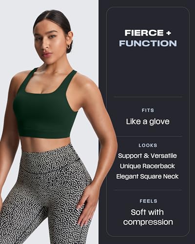 Image of Aoxjox Women's Workout Sports Bras High Impact Fitness Training Gym Khloe Bra Yoga Crop Tank