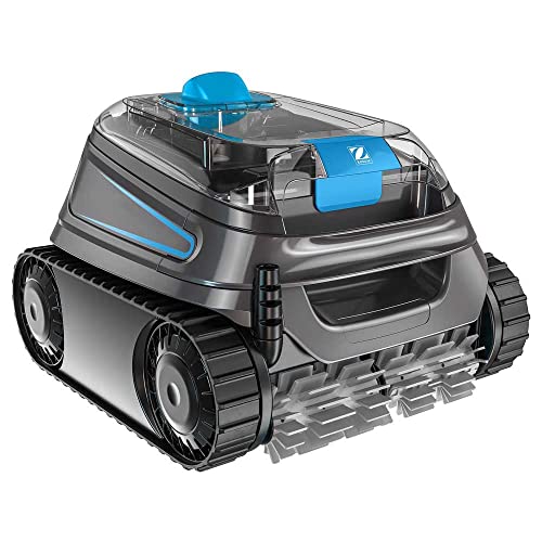 Automatischer Poolroboter Zodiac CNX 50 iQ, bis zu 12x6 m, reinigt Boden, Wände und Wasserlinie. App-Steuerung, Fernbedienung und Liftsystem. Inklusive 18m Swivel Kabel und Transportwagen