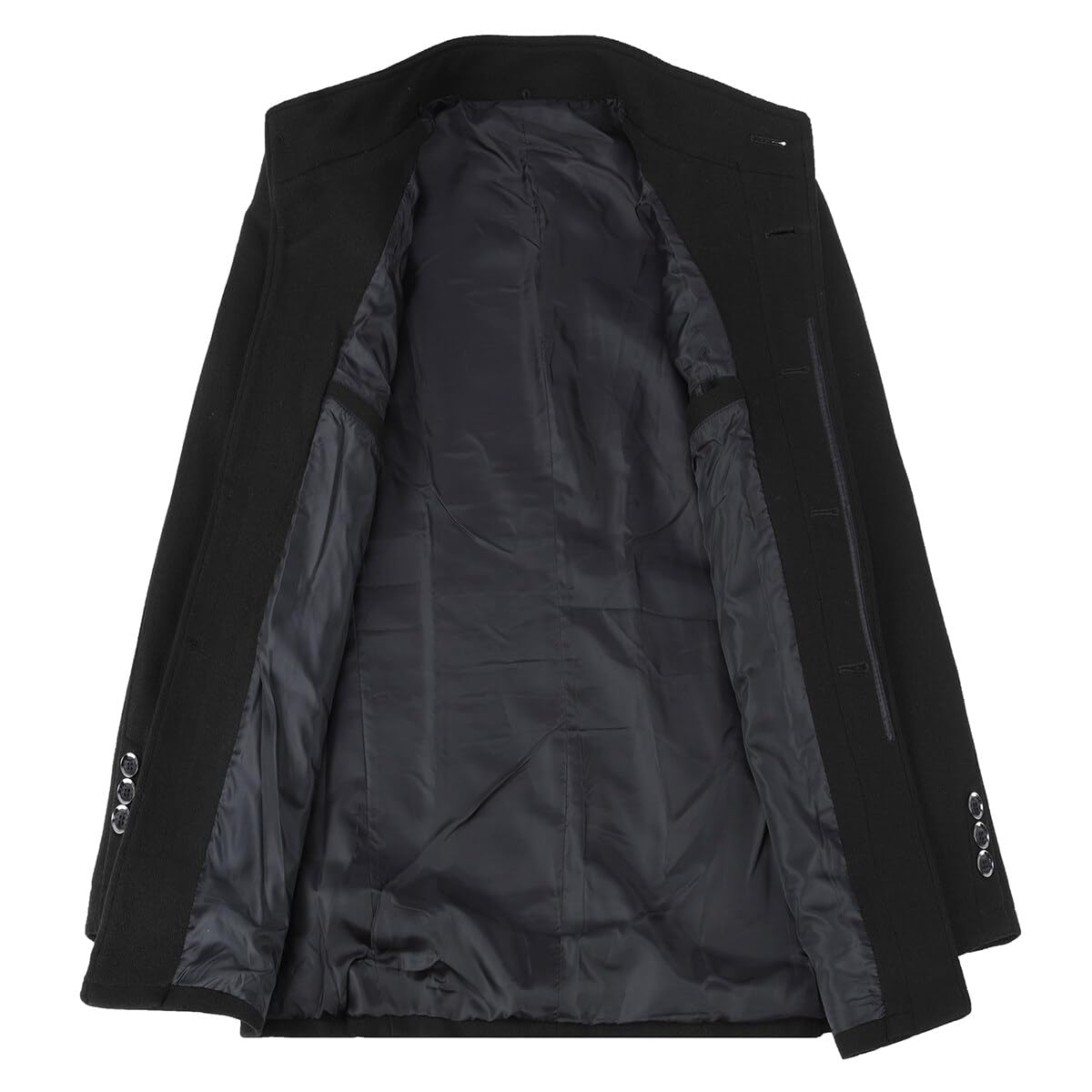YOUTHUP Cappotto in Lana da Uomo Vestibilità Regolare Cappotti da Lavoro Invernale in Lana di Transizione