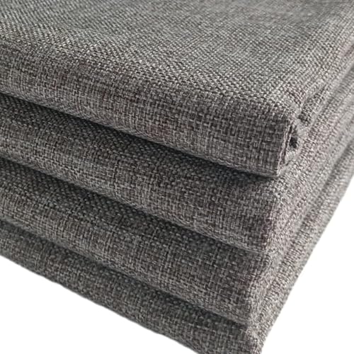 TinaKim Thick Faux Linen Fabric
