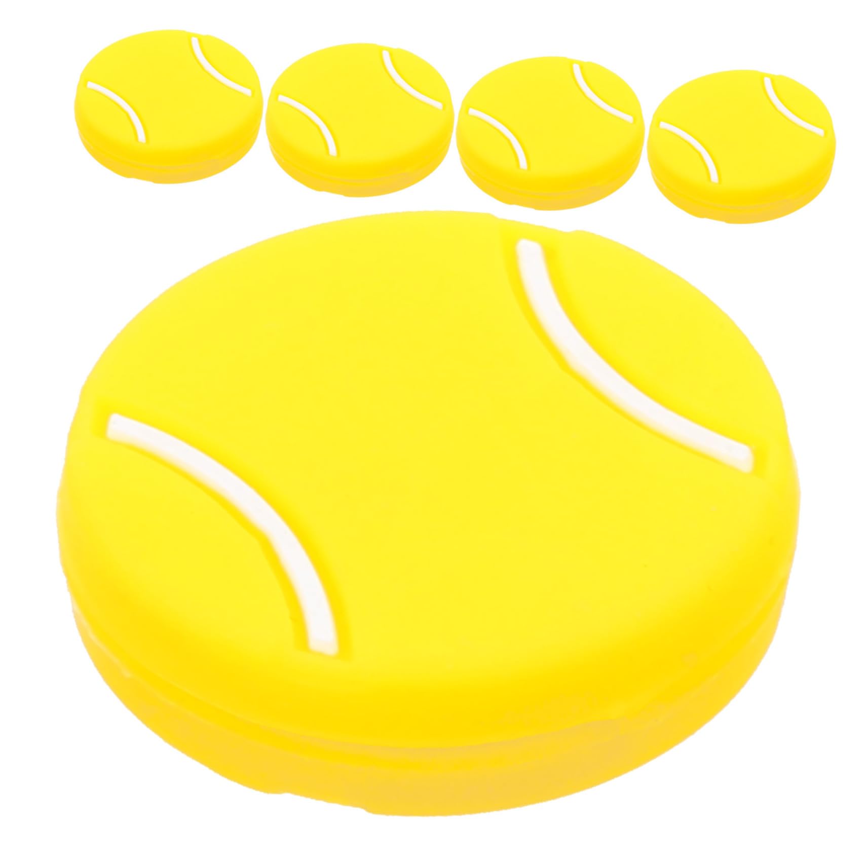 POPETPOP 5 Pack Tennis Racket Vibration Dampeners Silicone Damper Set Professional Tennis Accessory for Comfort