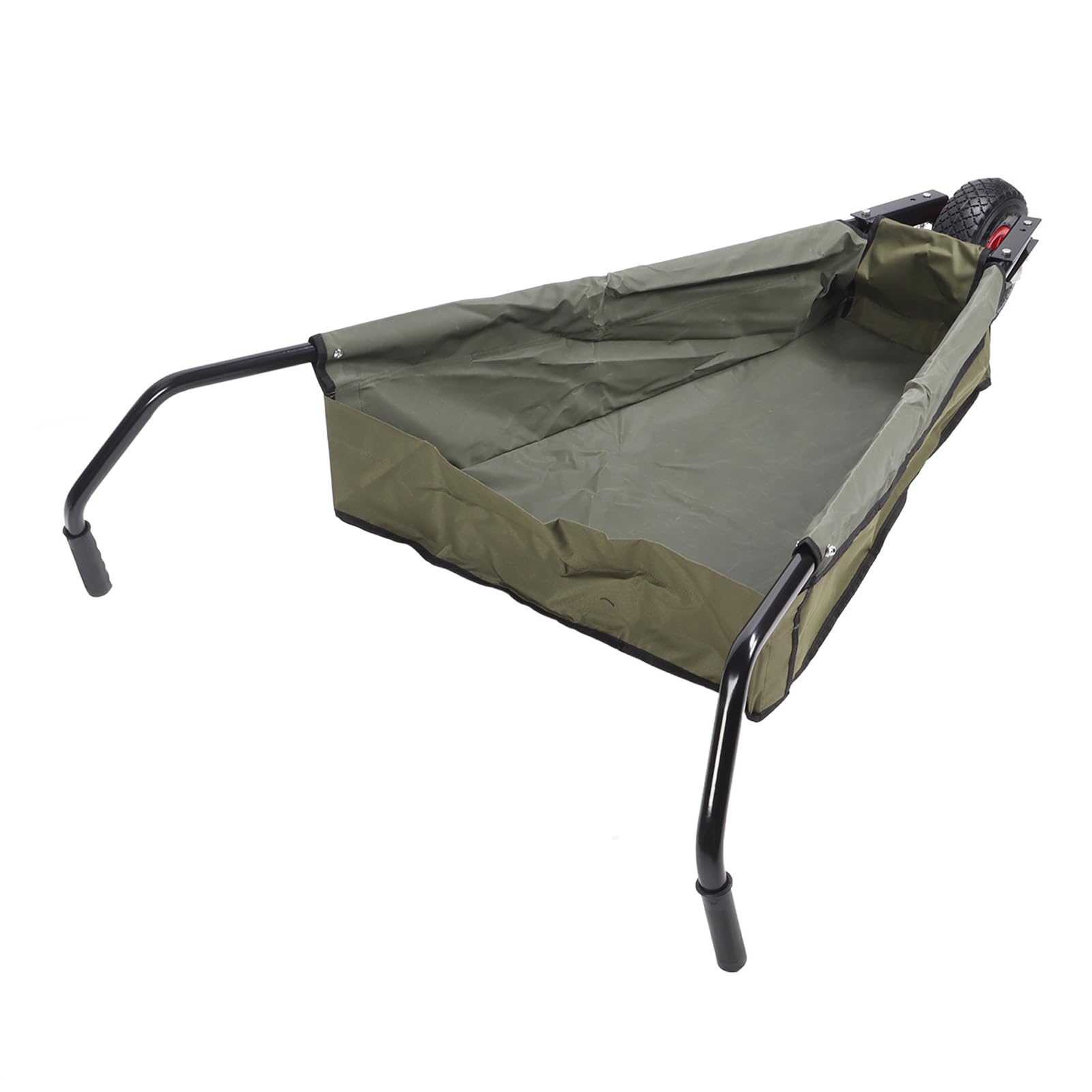 TOPINCN Carretilla de Jardín Plegable Carro de Jardín Plegable con Tubo de Acero Resistente para Suelo de Malezas, Fácil de Almacenar y Mover, Ideal para Jardineros, Metal/6 Pies * 3 Pies