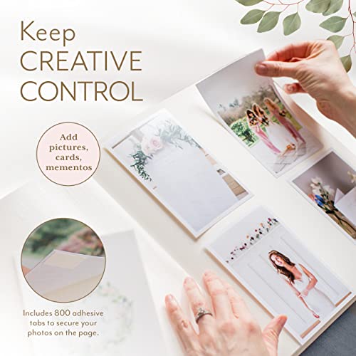 Your-Perfect-Day-Personalized-Large-Memory-Book-for-Family-Wedding-Anniversary-Guest-Memory-Book-Photo-Album-Scrapbook-50-Blank-Pages-Can-Fit-200-Pictures-Wedding-Scrapbook-Album-GoldCream