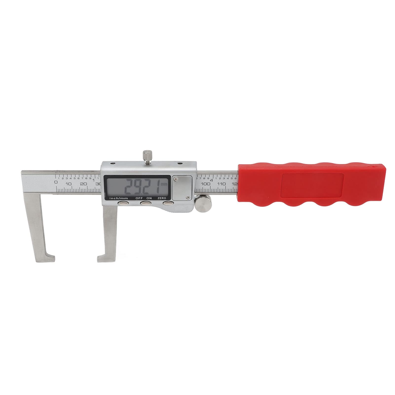Jiawu Scheibenbremsrotor-Mikrometer, 0–150 Mm Bereich ± 0,002 Zoll Genauigkeit, Digitaler Rotor-Messschieber, Bremsscheibendicken-Messwerkzeug mit LCD-Bildschirm und Manueller Ein-/Ausschaltung, für