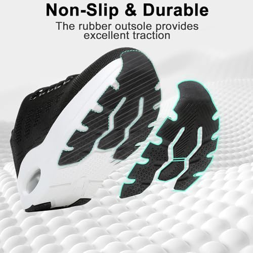 Image of Git-up Women's Arch Support Walking Shoes, Breathable Wide Toe Box Nursing Work Shoes for Plantar Fasciitis