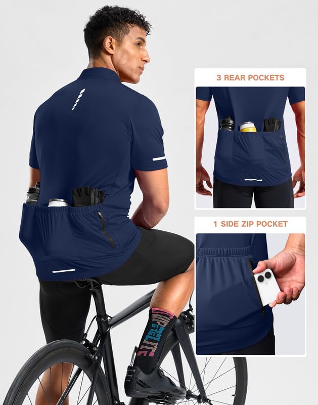 Bikewa Men's Full Zip Cycling Jersey