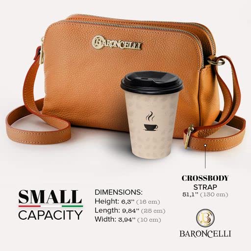 Baroncelli Genuine Italian Leather Crossbody