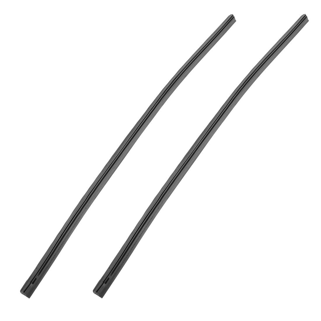 Ricariche Tergicristallo X AUTOHAUX - 2 Pezzi 400 Mm, Gomma 8x10 Mm, Per 3 Sezioni