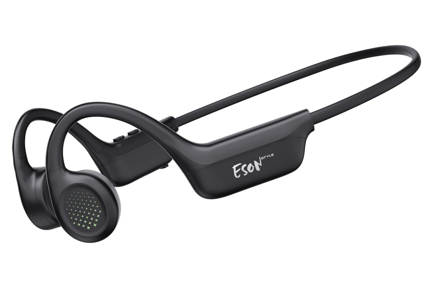 esonstyle Knochenschall Kopfhörer Bluetooth 6.0 - IPX7 wasserdichte Bone Conduction Headphones mit Mikrofon, 10H Akkulaufzeit, Open Ear Kopfhörer Kabellos für Fitness Radfahren Läufer