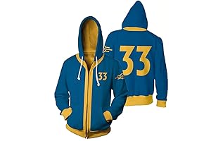 Fallout Zip Up Vault 33 Safety Unisex Hoodie