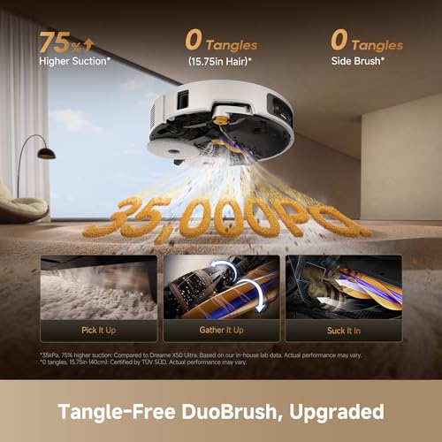 Robot Vacuum with Self-Emptying Station