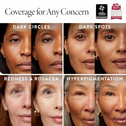 Image of LAURA GELLER NEW YORK Quench-n-Tint Hydrating Tinted Moisturizer - Medium /Deep - Sheer to Light Buildable Coverage - Natural Glow Finish Foundation - Lightweight Formula with Hyaluronic Acid