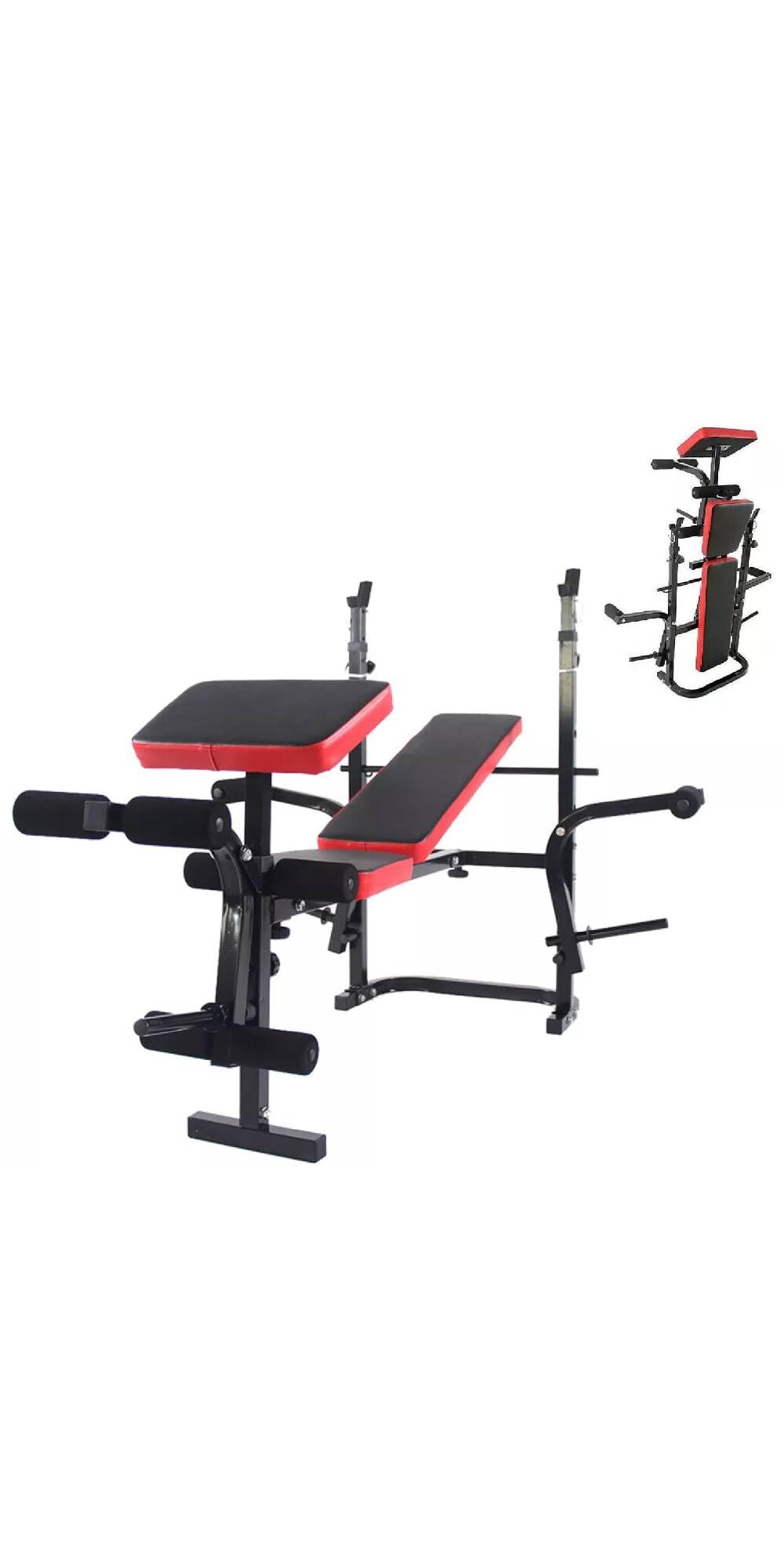 Foldable Weight Bench, Multi Press Workout, Sit Up, Leg Extension, Home Gym, Fitness Centre
