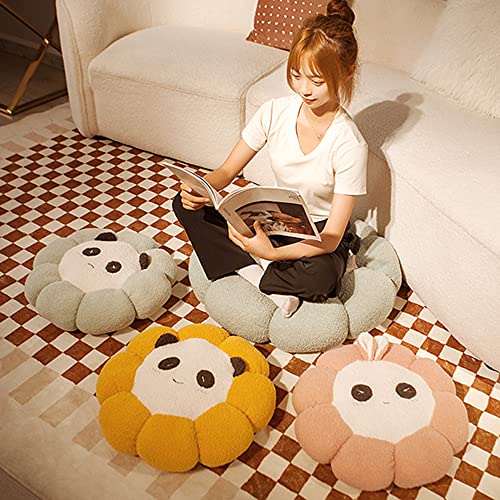 PANNDA パンダ座布団 抱き枕 ピンク イエロー グリーン