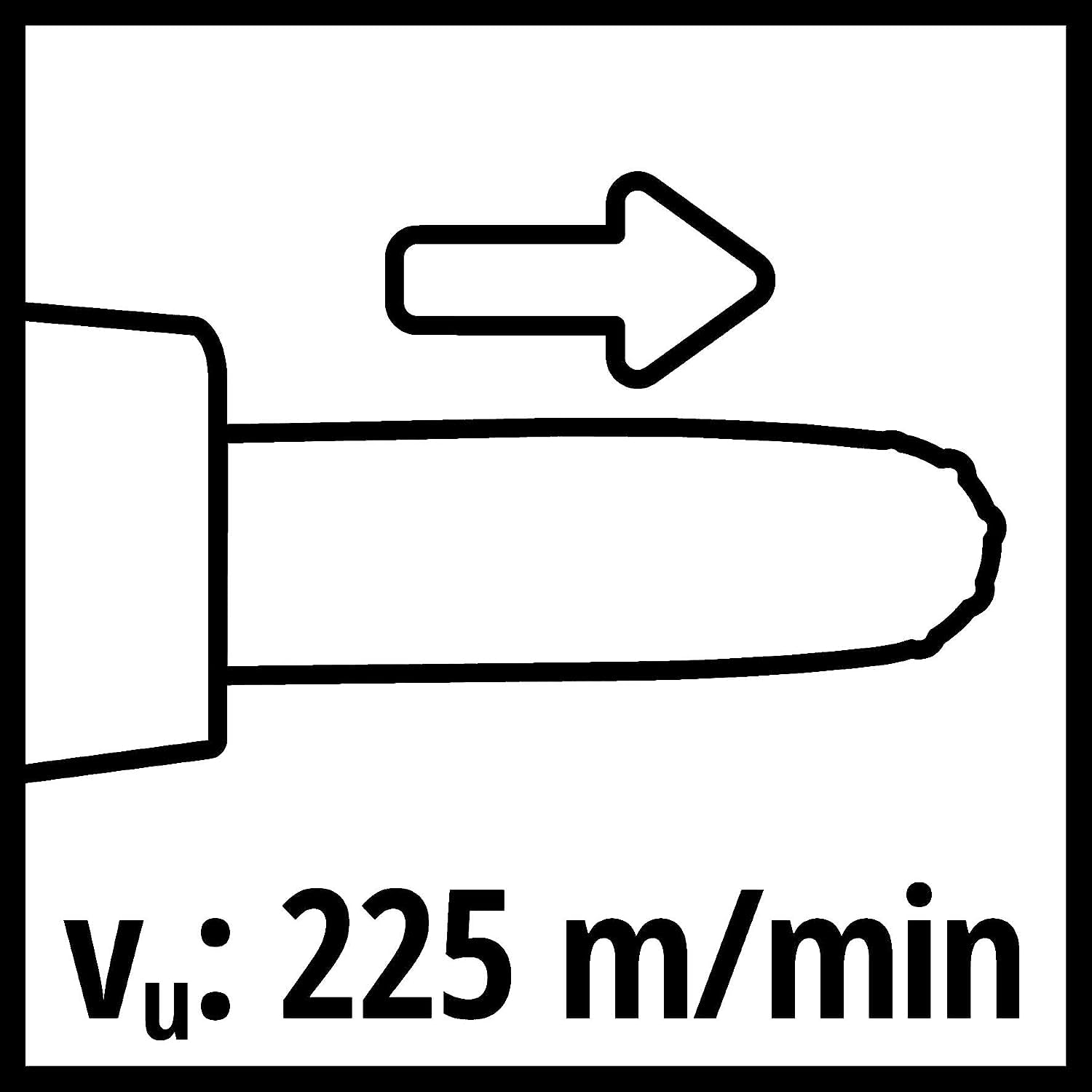 Original Einhell Hochentaster-Aufsatz (Hoch-Heckenscheren-Zubehör, passend für Akku-Teleskop-Heckenschere GE-HH 18/45 Li T, 17 cm Schnittlänge, autom. Kettenschmierung)