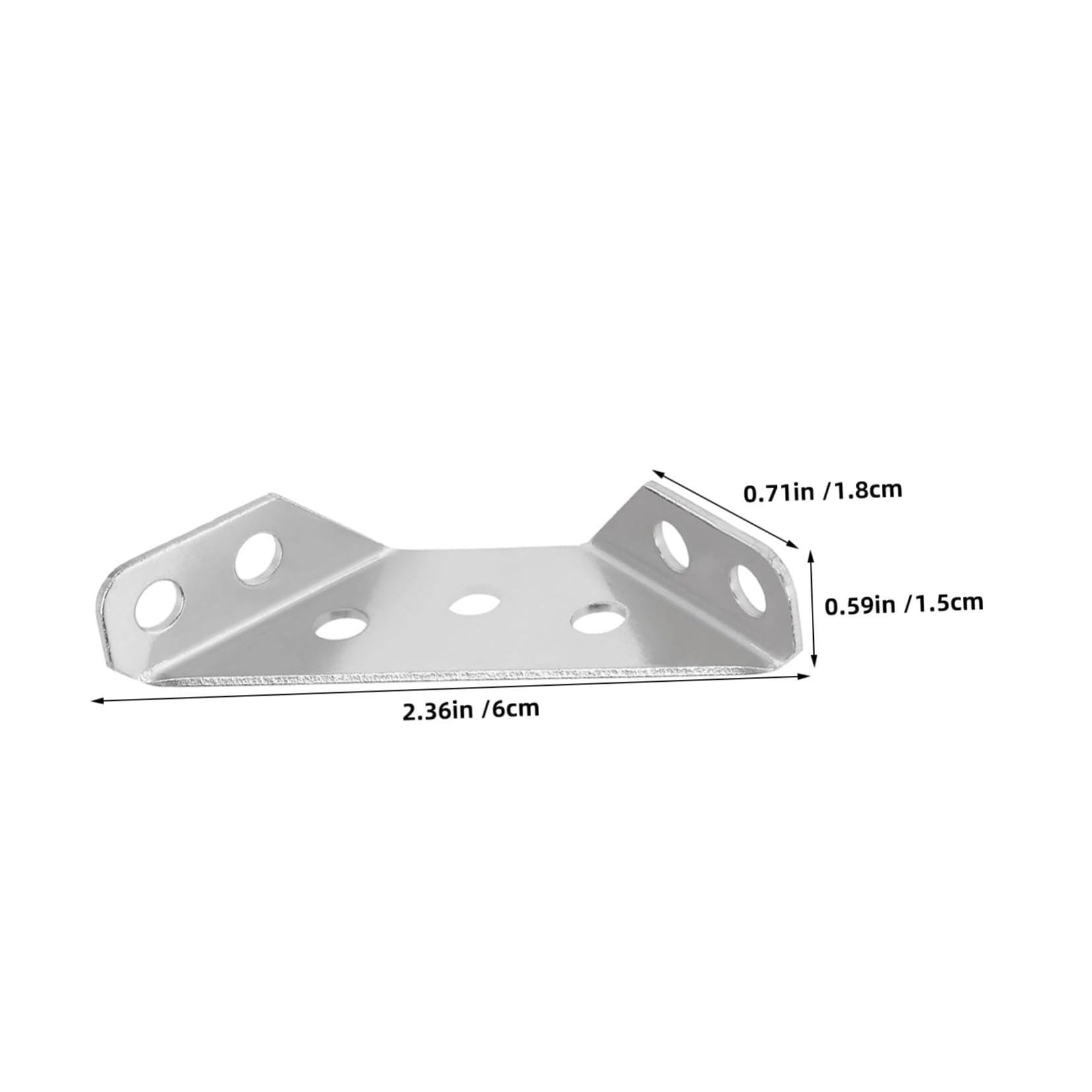 48 Set 48 Set Staffe Angolari in Acciaio Inox Viti per Mobili, Supporti Angolari Triangolari per Scaffali e Armadi, Ferramenta per Fissaggio e Rinforzo in Casa e Fai da Te