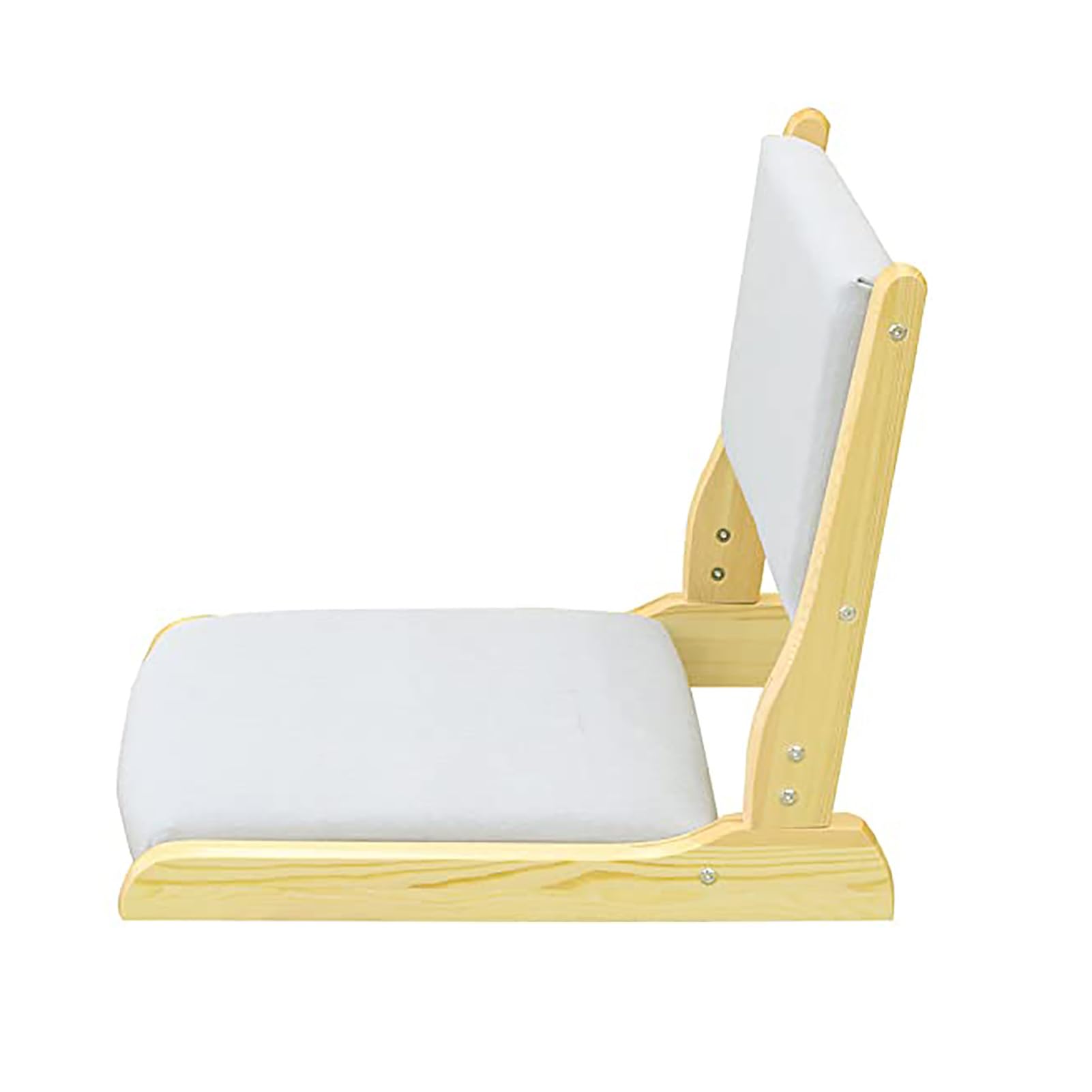 Tatami - Silla de meditación, plegable, estilo japonés, respaldo portátil sin patas para leer, muebles decorativos para relajarse