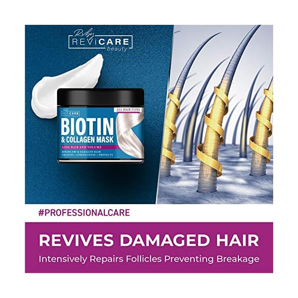 Biotin-and-Collagen-Mask-Made-in-USA-Natural-Hair-Mask-with-Collagen-Biotin-for-Dry-Damaged-Hair-and-Growth-Biotin-Collagen-Deep-Conditioning-Hair-Mask-Dry-Hair-Treatment-Mask-8-oz Biotin and Collagen Mask - Made in USA - Natural Hair Mask with Collagen & Biotin for Dry Damaged Hair and Growth - Biotin & Collagen Deep Conditioning Hair Mask - Dry Hair Treatment Mask 8 oz