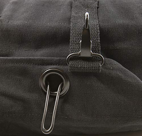 Image of Farm Blue 2 Strap Military Travel Duffle Bag, Black, L, Military Camping