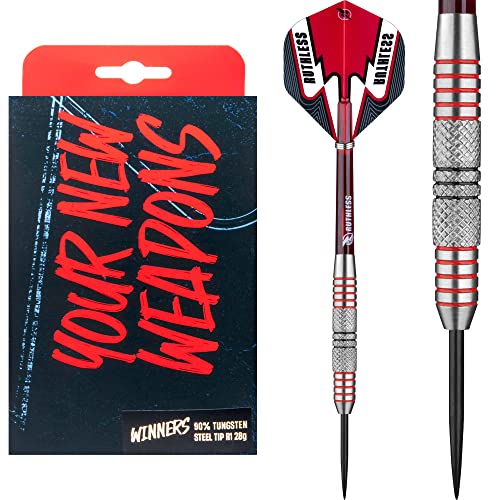 RUTHLESS Winners Darts | 90% Tungsten Steel Tip Darts | Ring and Knurl 28g - Image 4