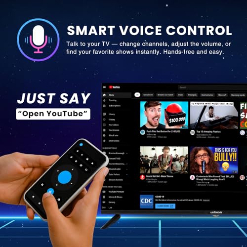 Image of Uniboom Optima Series102 cm (40 inch)HD Smart LED TV | Android TV with Voice Command App |5000+ Free Movies |30W Sonic Boom Speakers| 500+ Certified Apps |Mobile Remote |Mobile Screen Cast 40S-ULT-AED