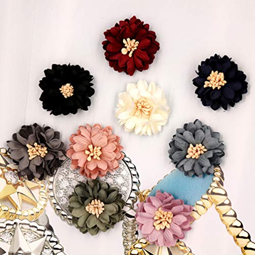 Ornamentos florales simulados para ropa 20 piezas miniatura 3