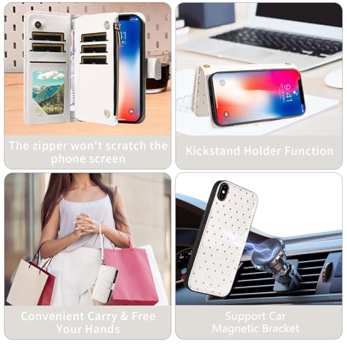 Coque pour iP XS blanc protection arrière design épuré Asuwish UK - 5