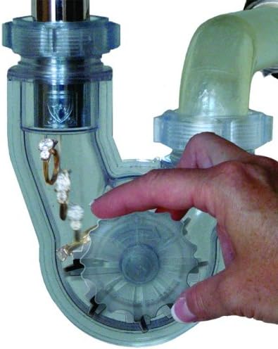 PermaFLOW Transparent ABS No Clog P-Trap with Wiper
