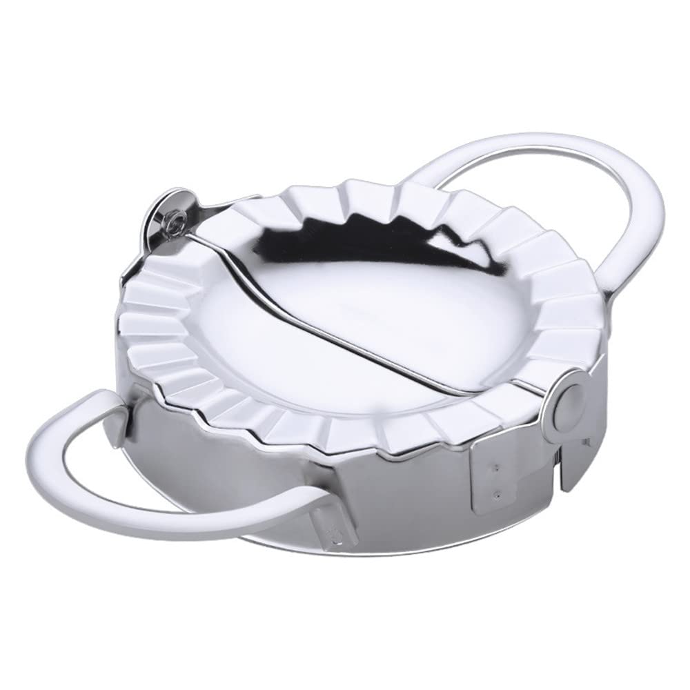 Dumpling Mold Stainless Steel Dumpling Maker Household Dumpling Maker Dumpling Clip Tool (Diameter 9.5CM)