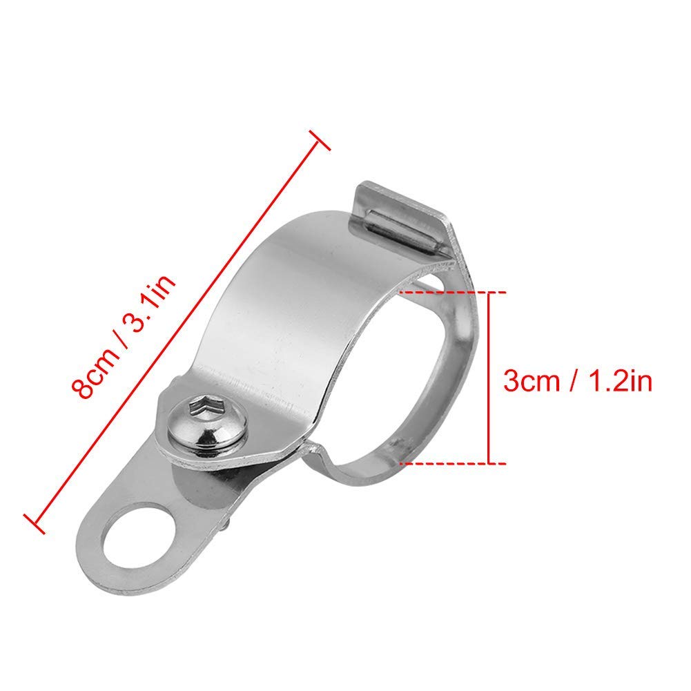 Staffe Per Luci Di Svolta Moto - 2 Pezzi Per Scooter Con Forcella 30-45 Mm - Foto 2