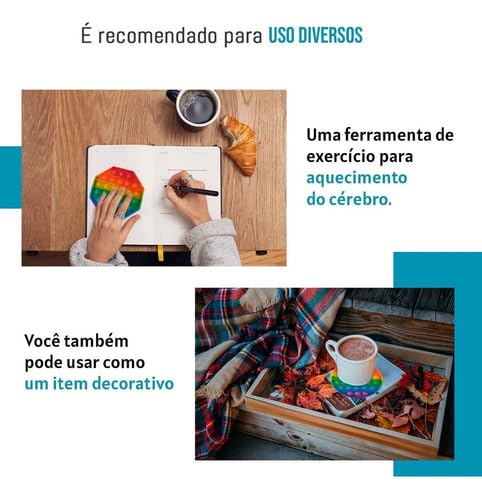 Fidget Toys Hand Spinner Anti Stress Pop It Bolha Colorido (Sapo)