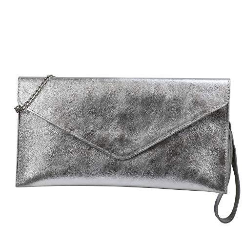 SH Leder Echtleder Clutch Umhängetasche kleine Tasche Abendtasche in...