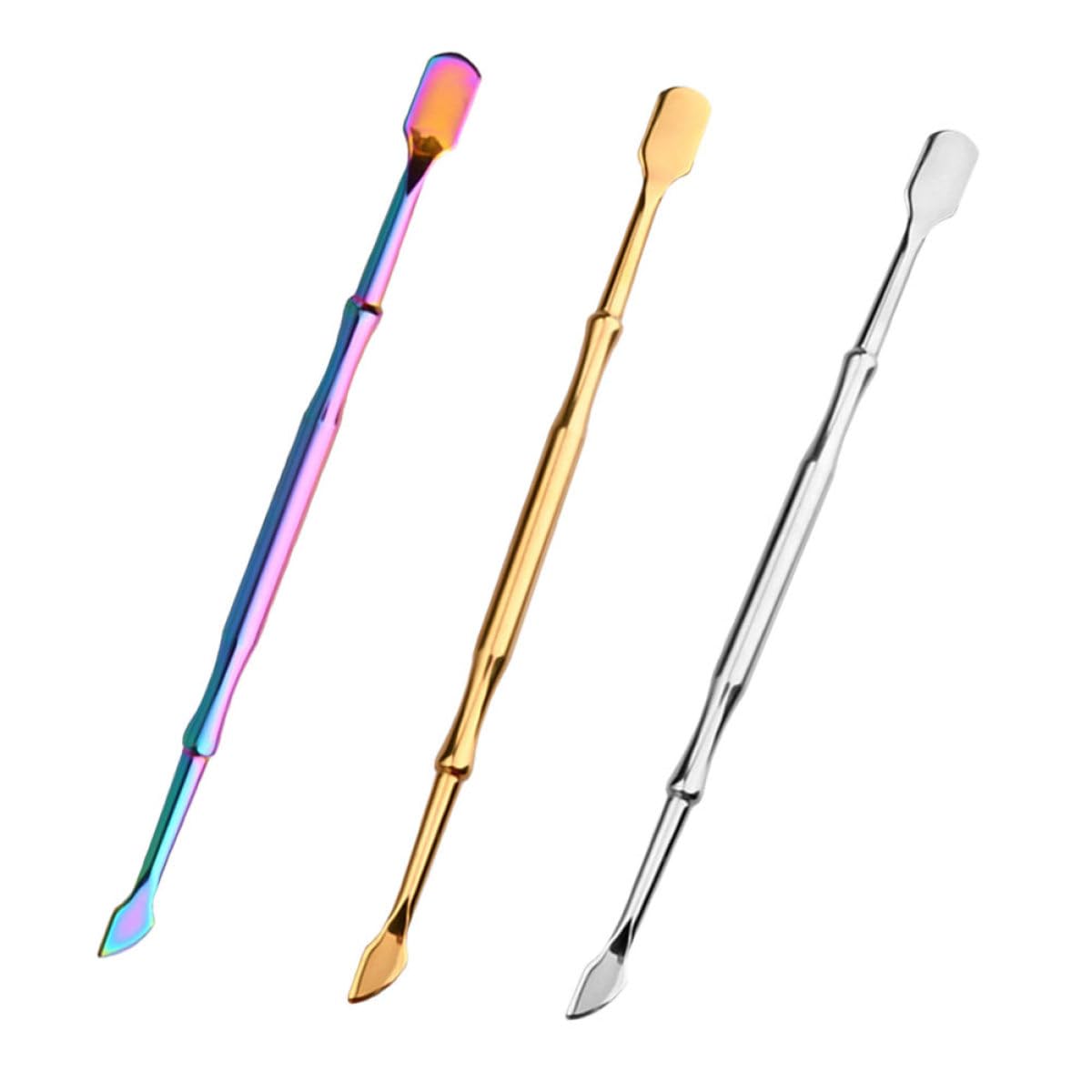 6pcs Stainless Steel Manicure Nail Tools Double-head Cuticle Remover Dead Skin Trimmer Pushers for Professional Nail Care and Pedicure Use