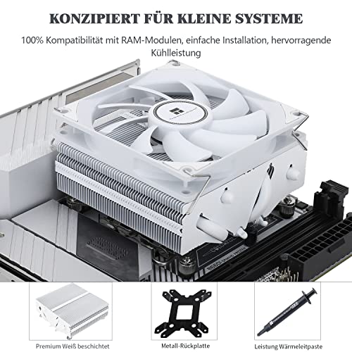 Refroidisseur CPU Profil Bas Thermalright AXP90-X53 Blanc pour Boîtier PC ITX