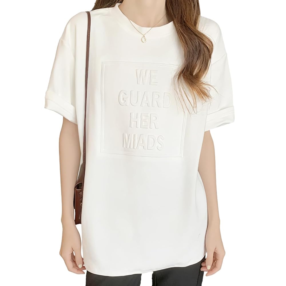 [Luxiwear] Tシャツ レディース 半袖 【今夏一枚で着痩せ！お尻が隠れ…
